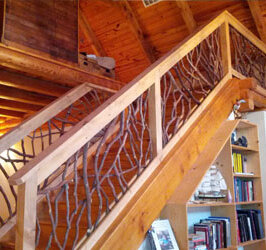 Cabin Staircase & Railings