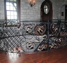 Simple Wrought Iron Handrail Designs